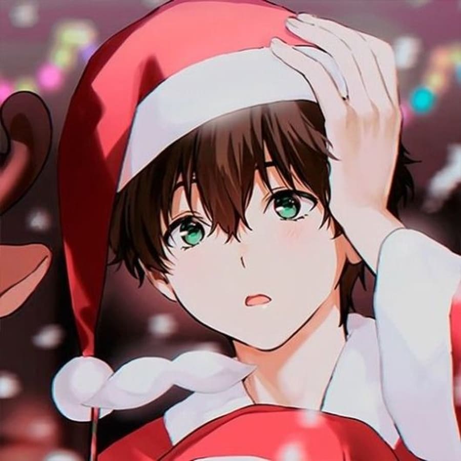 Anime matching profile picture pair titled “Oreki Chitanda Pair”, right side