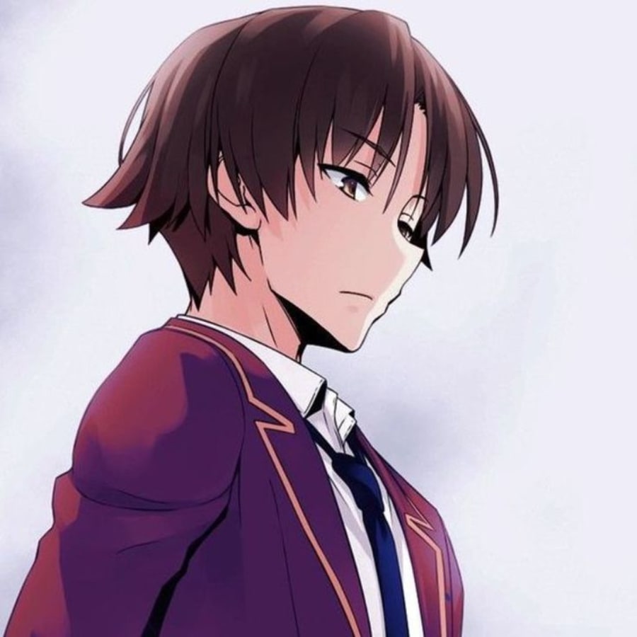 Anime matching profile picture pair titled “Sakayanagi Ayanokouji Pair”, left side