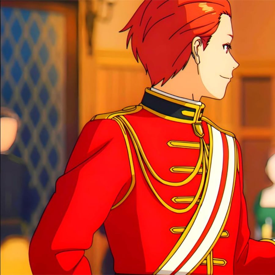 Anime matching profile picture pair titled “Stark Fern Dance Pair”, left side