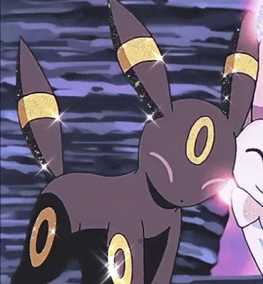 Cartoons matching profile picture pair titled “Umbreon Sylveon Pair”, left side
