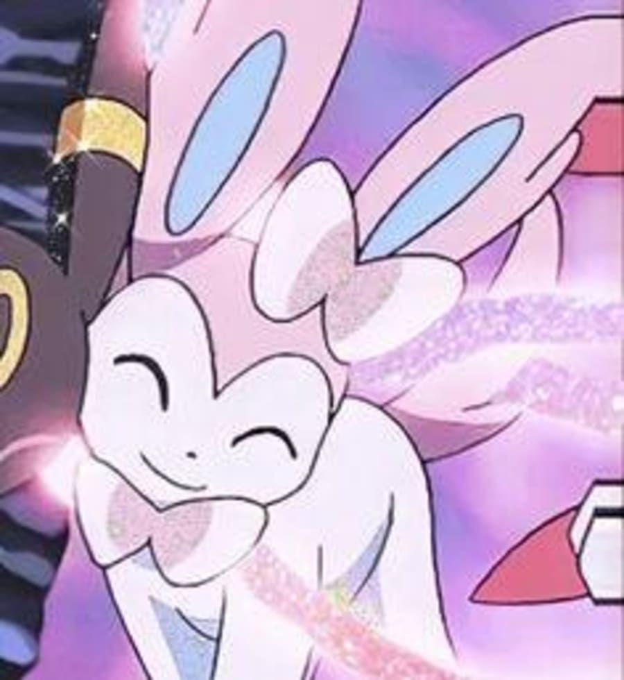 Cartoons matching profile picture pair titled “Umbreon Sylveon Pair”, right side
