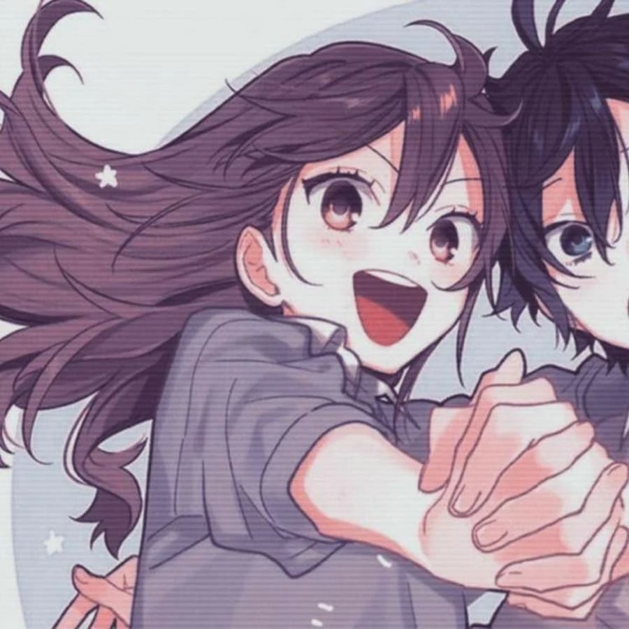 Anime matching profile picture pair titled “Anime Hold Pair”, left side