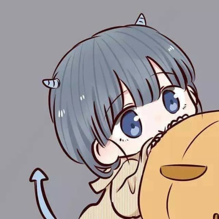 Anime matching profile picture pair titled “Anime Pumpkin Pair”, left side