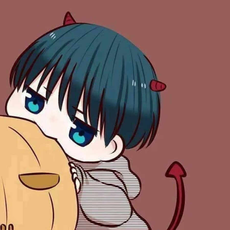 Anime matching profile picture pair titled “Anime Pumpkin Pair”, right side