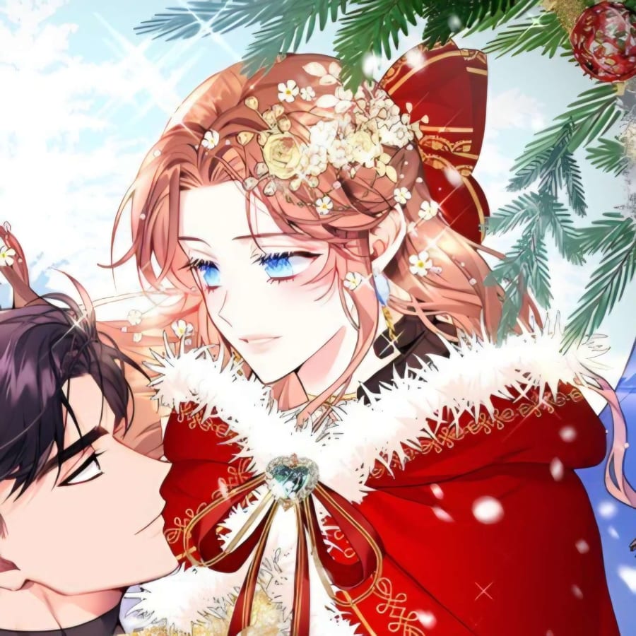 Anime matching profile picture pair titled “Antlerknight Pair”, right side