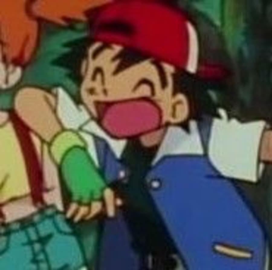 Cartoons matching profile picture pair titled “Ash Misty Silly Pair”, right side