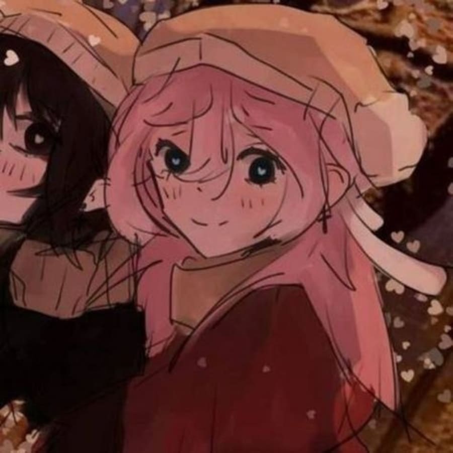 Lgbtq matching profile picture pair titled “Autumnfriends Pair”, right side