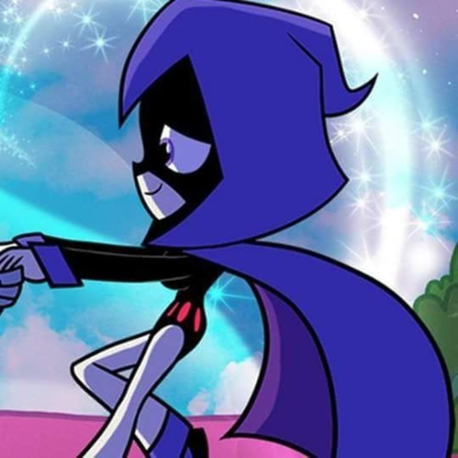 Cartoons matching profile picture pair titled “Beast Raven Pair”, right side