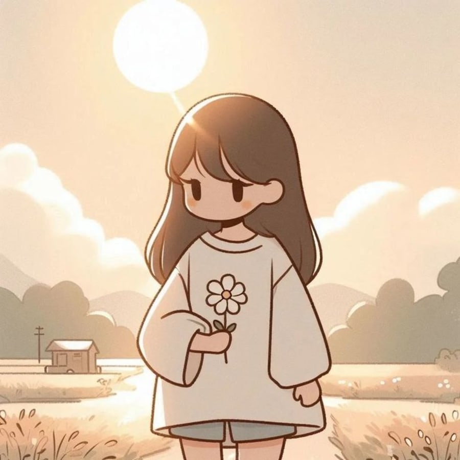 Anime matching profile picture pair titled “Bg Flowerduo Pair”, right side