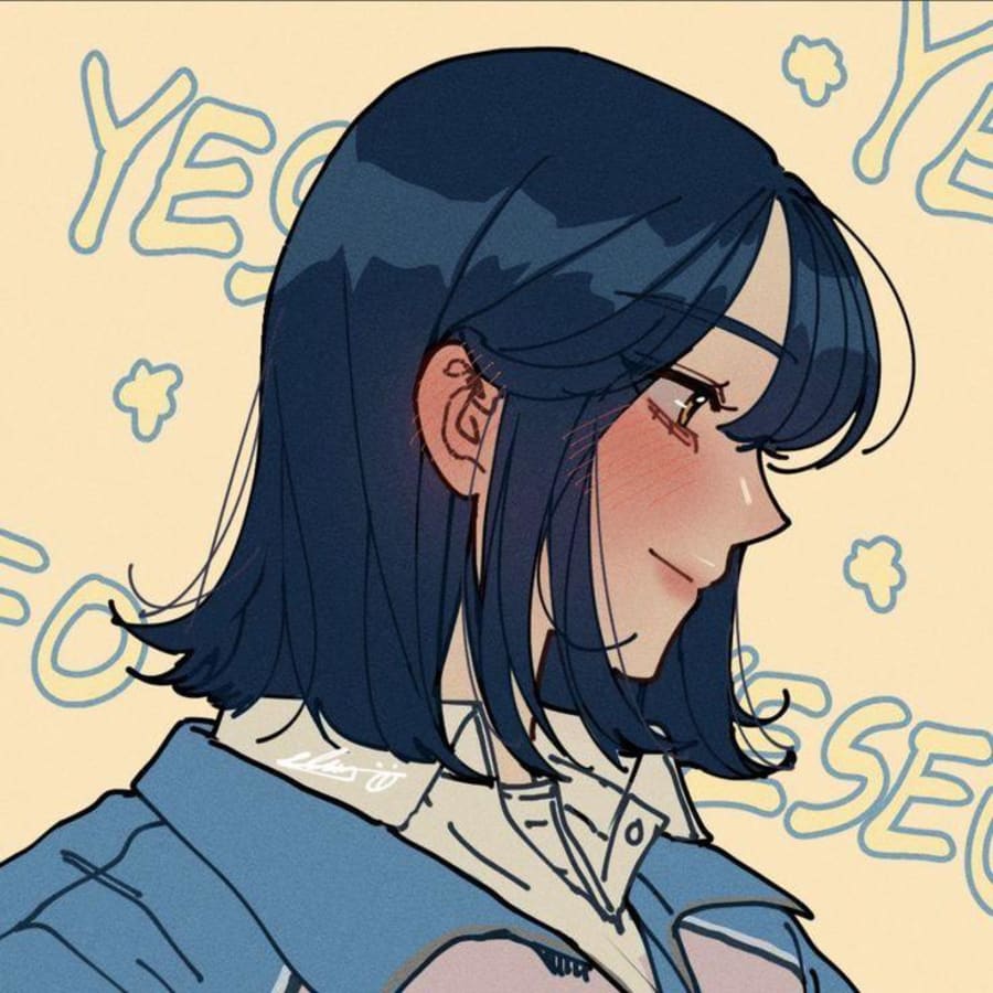 Lgbtq matching profile picture pair titled “Blush Girl Pair”, left side