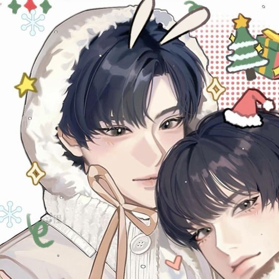 Lgbtq matching profile picture pair titled “Bunnyhood Pair”, left side