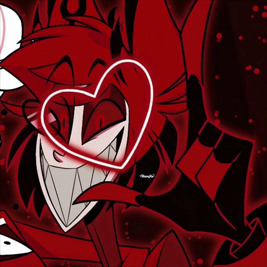 Cartoons matching profile picture pair titled “Charlie Alastor Pair”, right side