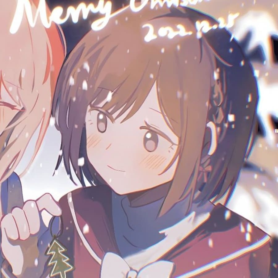 Lgbtq matching profile picture pair titled “Christmasduo Pair”, right side
