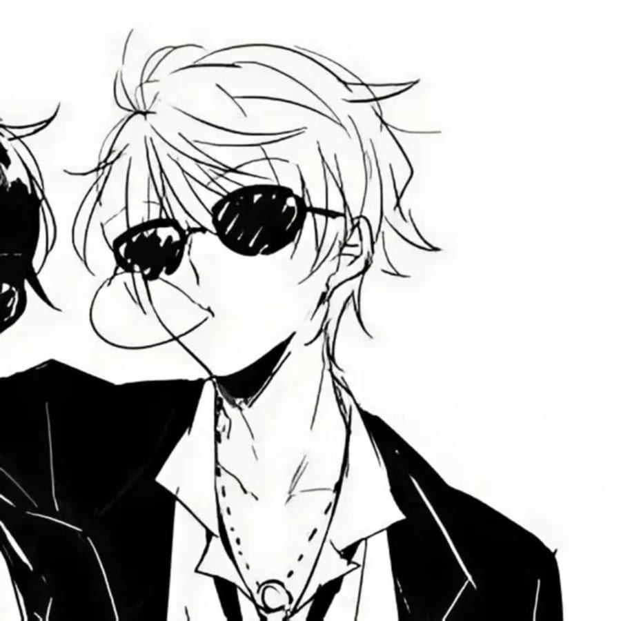 Anime matching profile picture pair titled “Cool Guys Pair”, right side