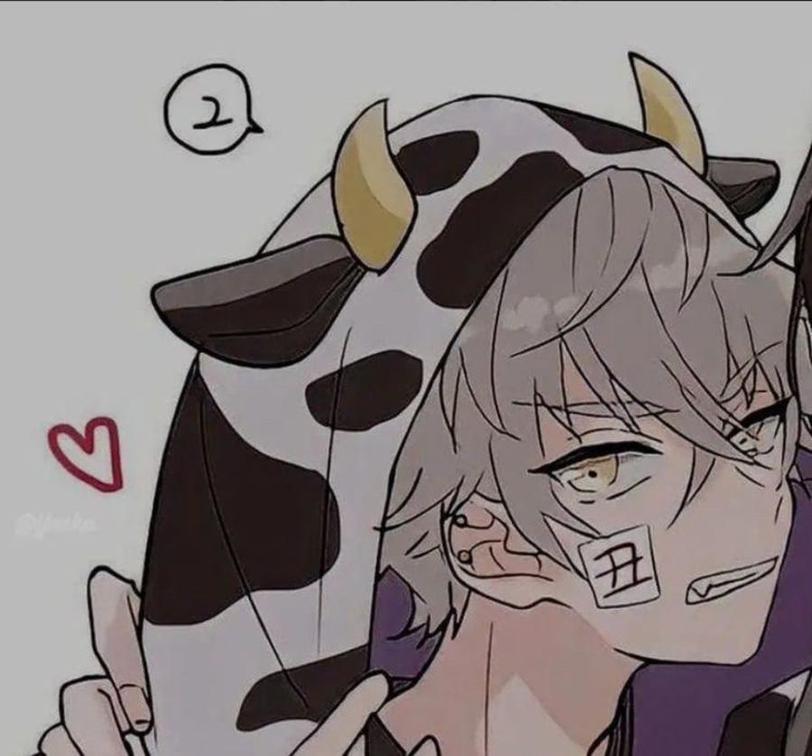 Lgbtq matching profile picture pair titled “Cowboys Pair”, left side