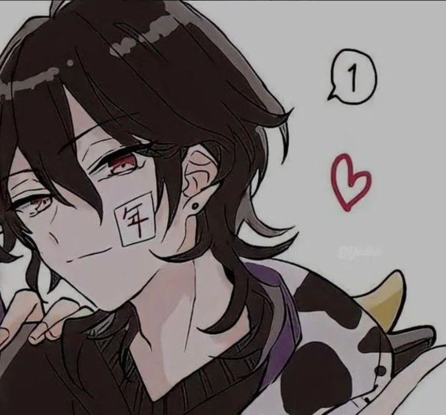 Lgbtq matching profile picture pair titled “Cowboys Pair”, right side