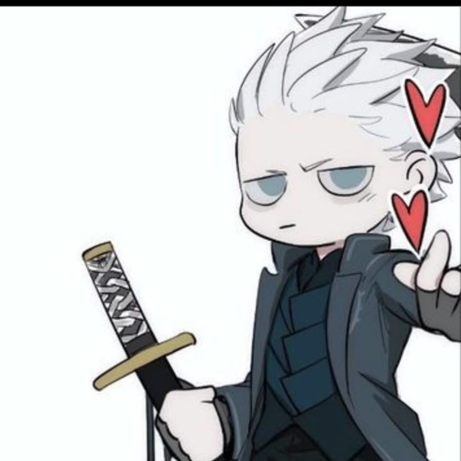 Games matching profile picture pair titled “Dante Vergil Heart Pair”, left side