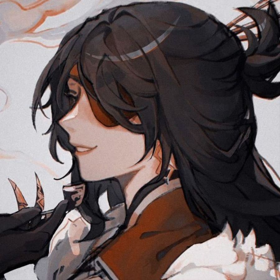 Lgbtq matching profile picture pair titled “Girl Chin Pair”, right side