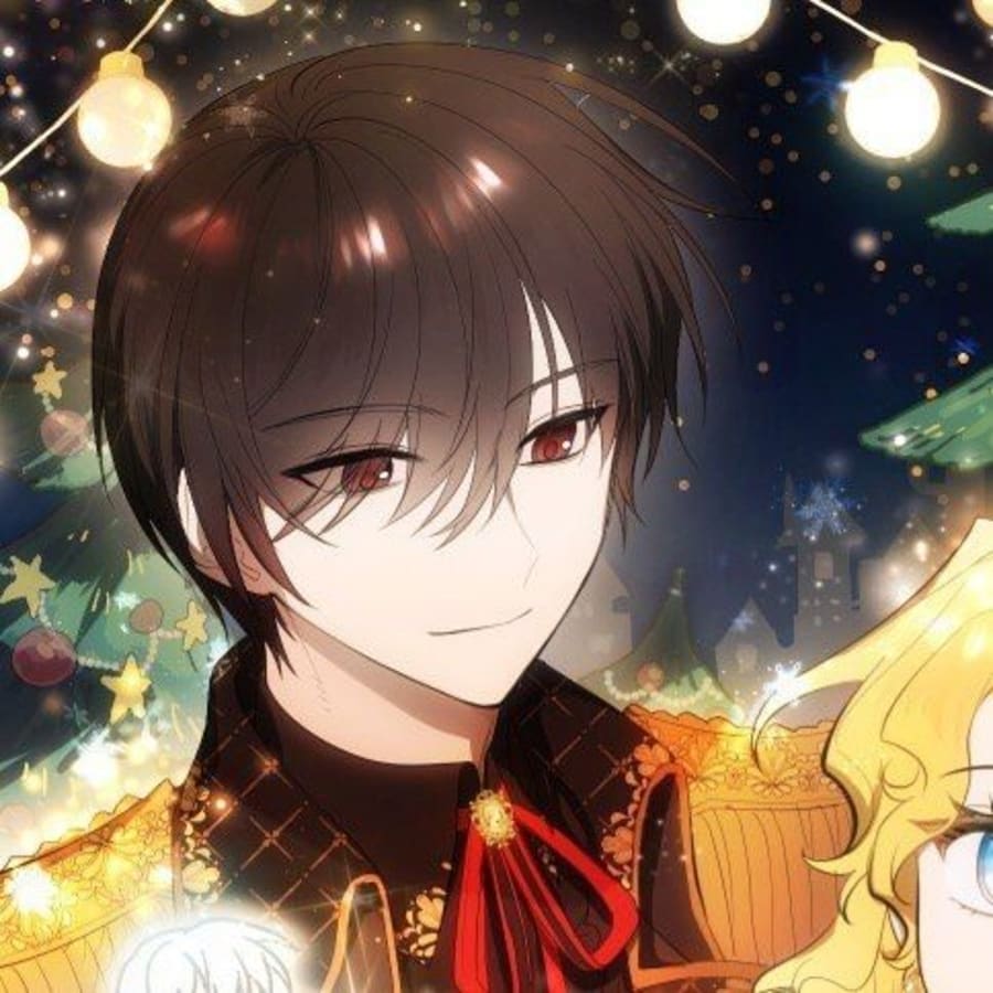 Anime matching profile picture pair titled “Goldenfest Pair”, left side