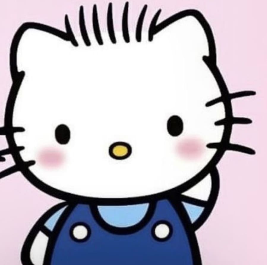 Cartoons matching profile picture pair titled “Hello Kitty Pair”, right side