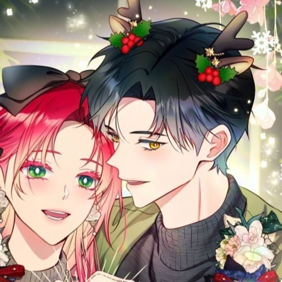 Anime matching profile picture pair titled “Hollyhearts Pair”, right side