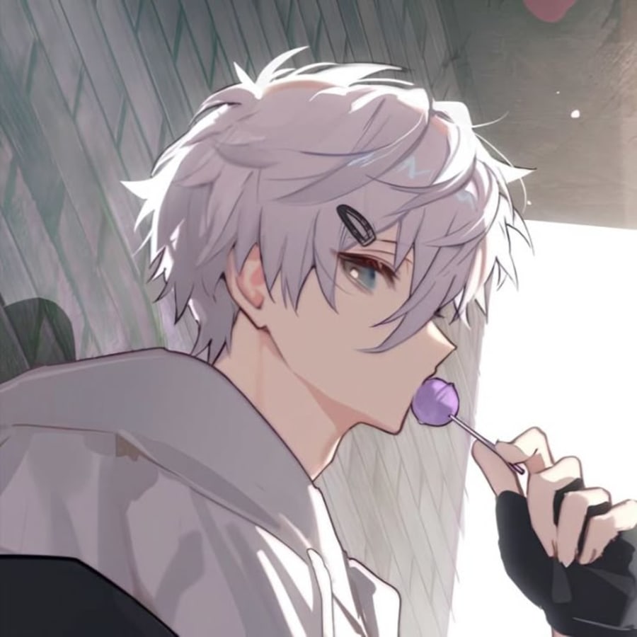 Anime matching profile picture pair titled “Nagi Reo Candy Pair”, left side