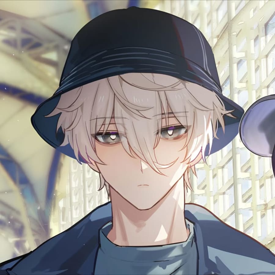 Anime matching profile picture pair titled “Nagi Reo Hat Pair”, left side