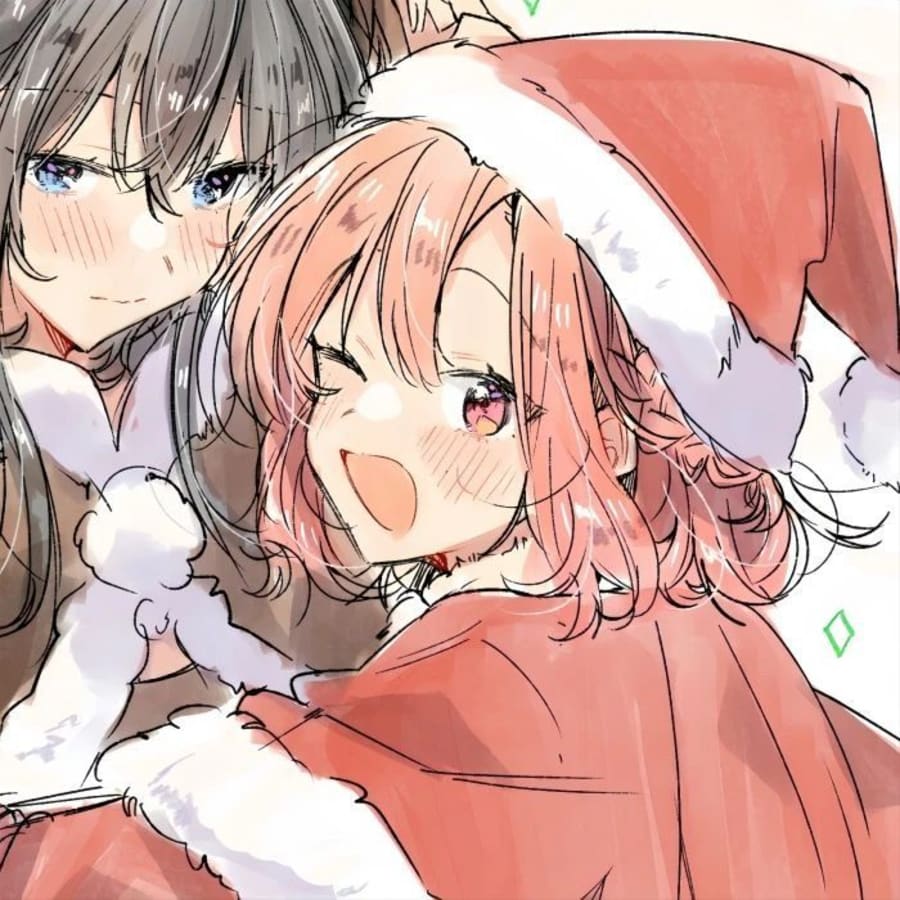 Lgbtq matching profile picture pair titled “Reindeerduo Pair”, right side