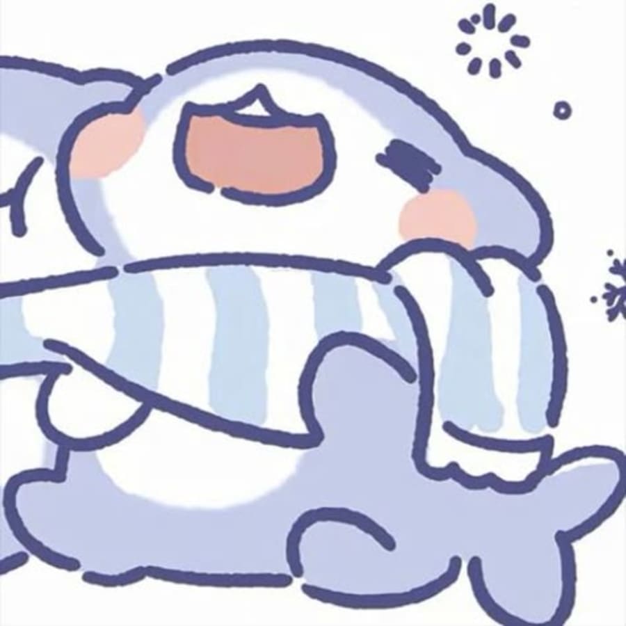 Cute matching profile picture pair titled “Shark Pair”, right side