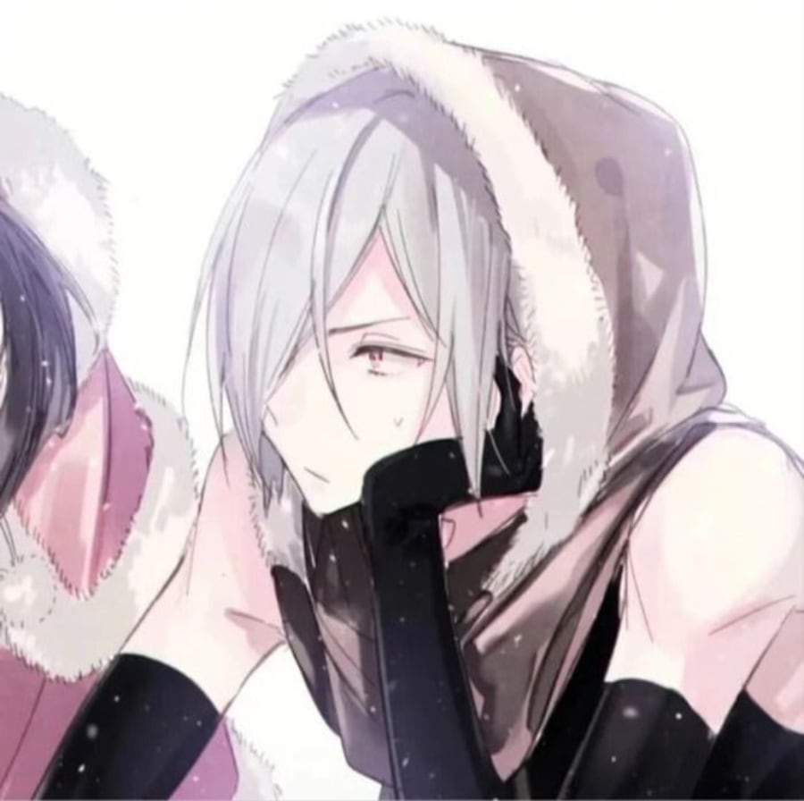 Lgbtq matching profile picture pair titled “Snowpair Pair”, right side