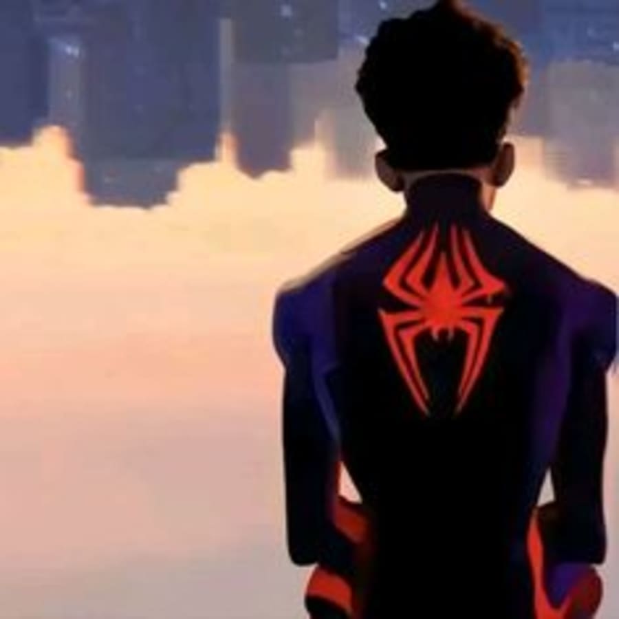 Cartoons matching profile picture pair titled “Spider Gwen Miles Pair”, left side