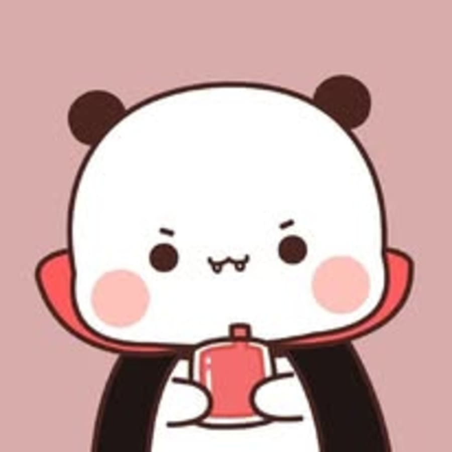 Cute matching profile picture pair titled “Vamp Bears Pair”, right side