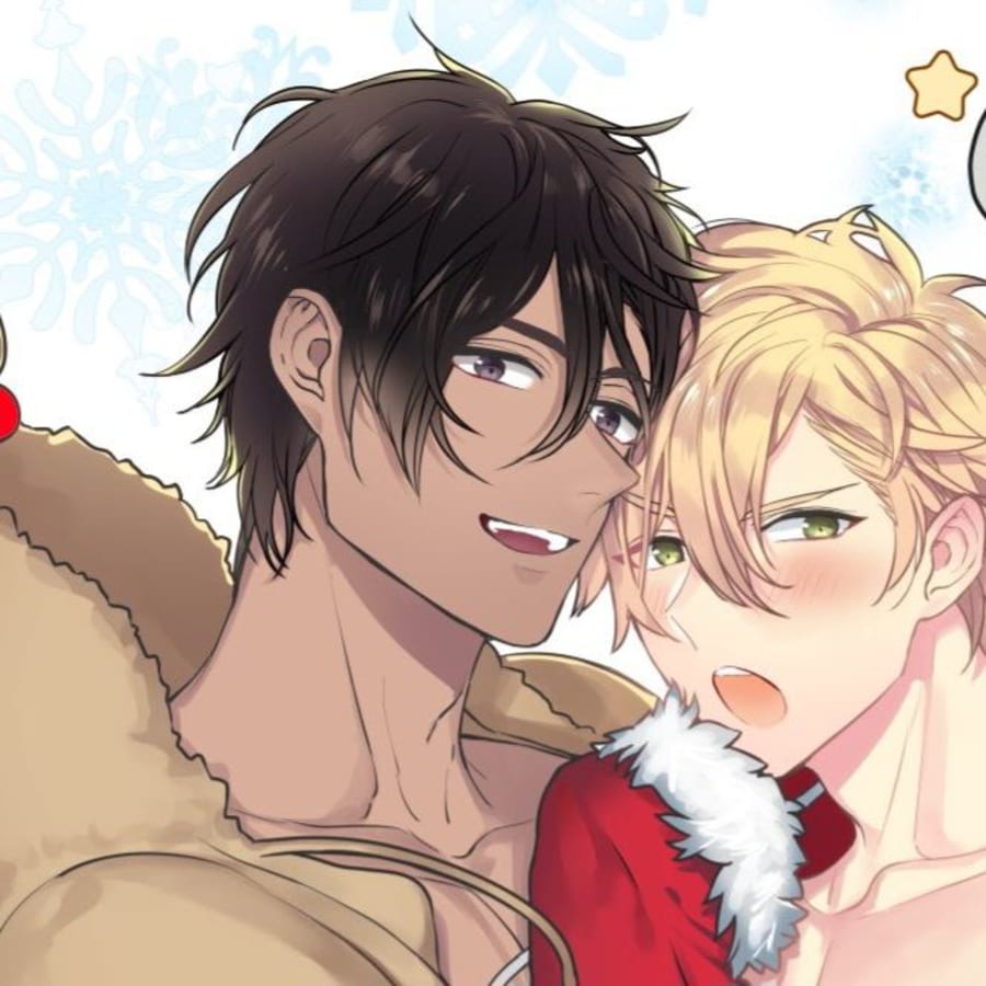 Lgbtq matching profile picture pair titled “Warmembrace Pair”, left side