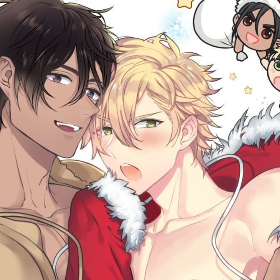 Lgbtq matching profile picture pair titled “Warmembrace Pair”, right side