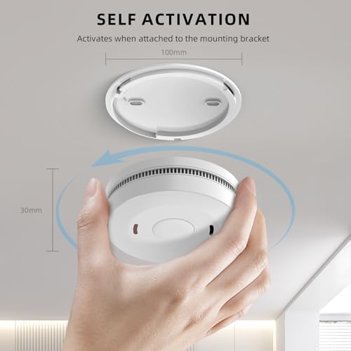 Vue 3 de Yeefon Detecteur De Fumee