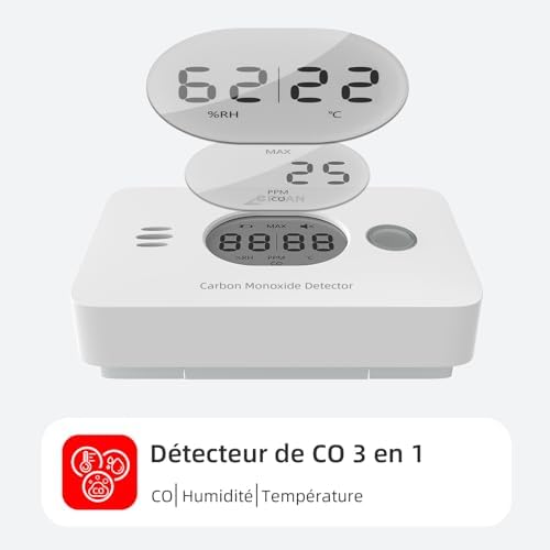 Vue 2 de Cpvan Detecteur De Monoxyde