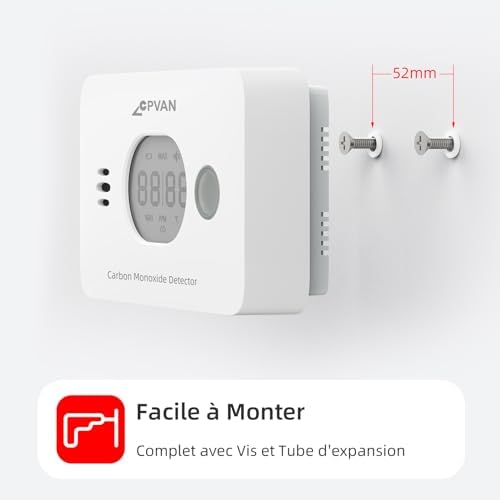 Vue 5 de Cpvan Detecteur De Monoxyde
