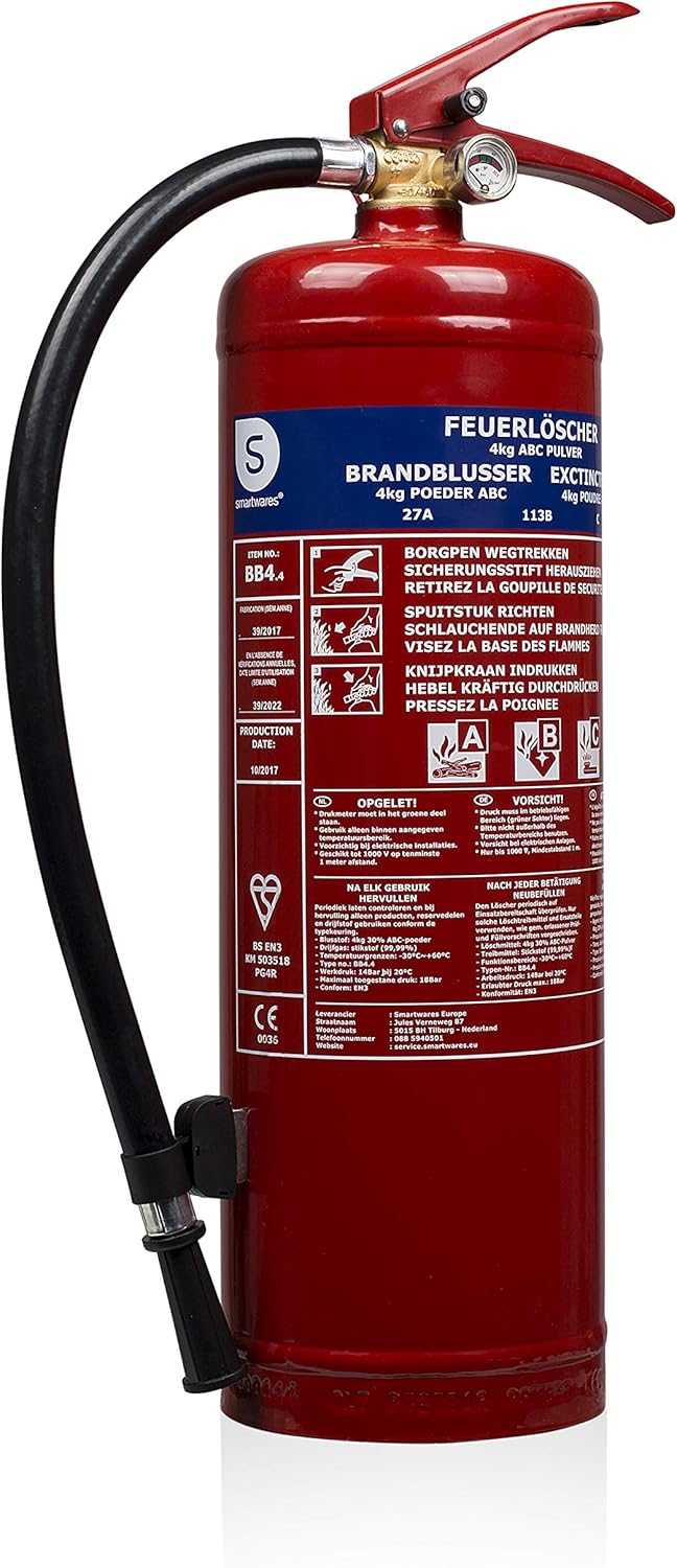 Smartwares Extincteur Poudre Kg