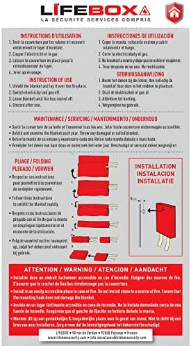 Vue 3 de Lifebox Couverture Anti Feu