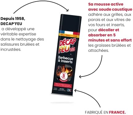 Vue 4 de Decapfour Feu Barbecue Inserts