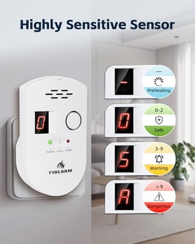 Vue 4 de Firlarm Detecteur De Gaz