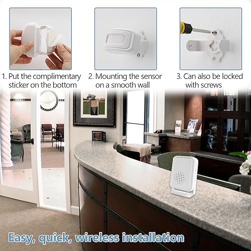 Vue 4 de Detecteur De Passage Alarme