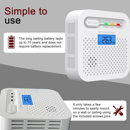 Vue 4 de Detecteur De Monoxyde De
