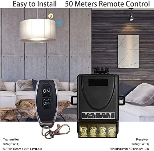 Vue 5 de Dieserc Mhz Telecommande Sans