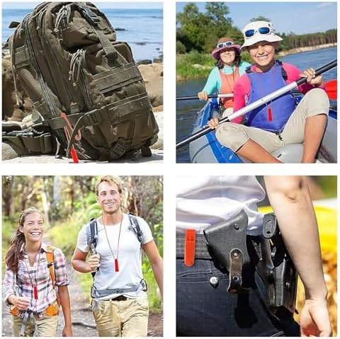 Vue 6 de Pcs Sifflet De Secours