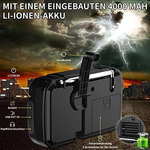 Vue 2 de Solar Radio Amfm Portable