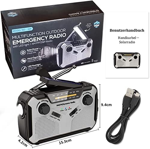 Vue 6 de Solar Radio Amfm Portable