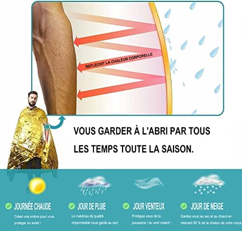 Vue 3 de Honyao Couverture De Survie