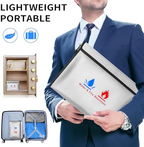 Vue 5 de Sacs Antifeu Portedocuments Ignifuges