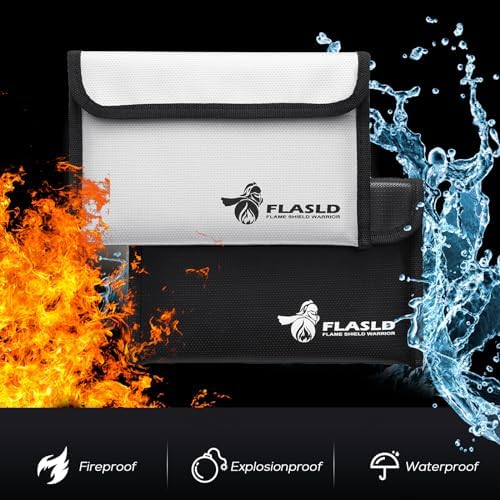 Vue 4 de Flasld Pochette Anti Feu
